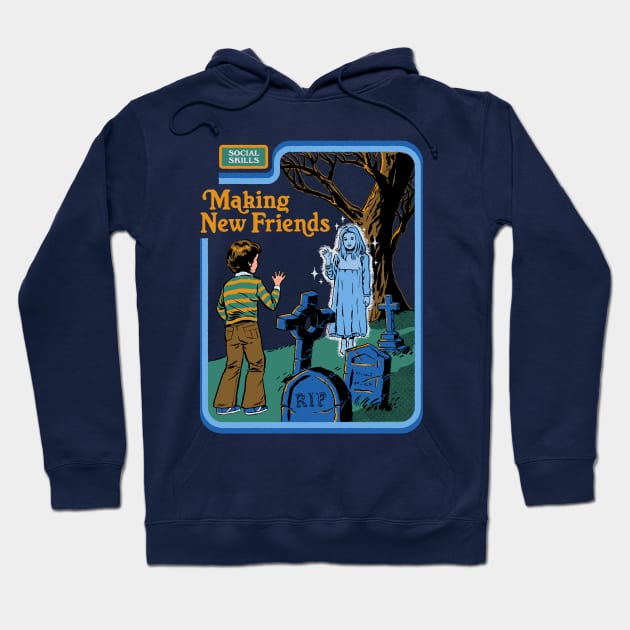 Making New Friends Hoodie by Steven Rhodes